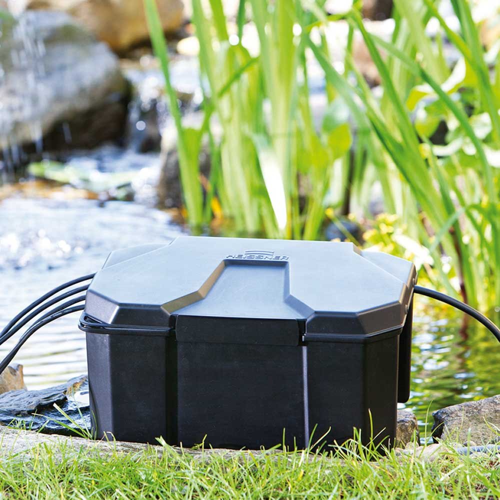 Heissner Weatherproof Garden Electric Power Box Pond Electrical Safety