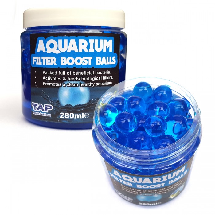 TAP Aquarium Filter Boost Balls 280ml Pure Crystal Water Bio Starter