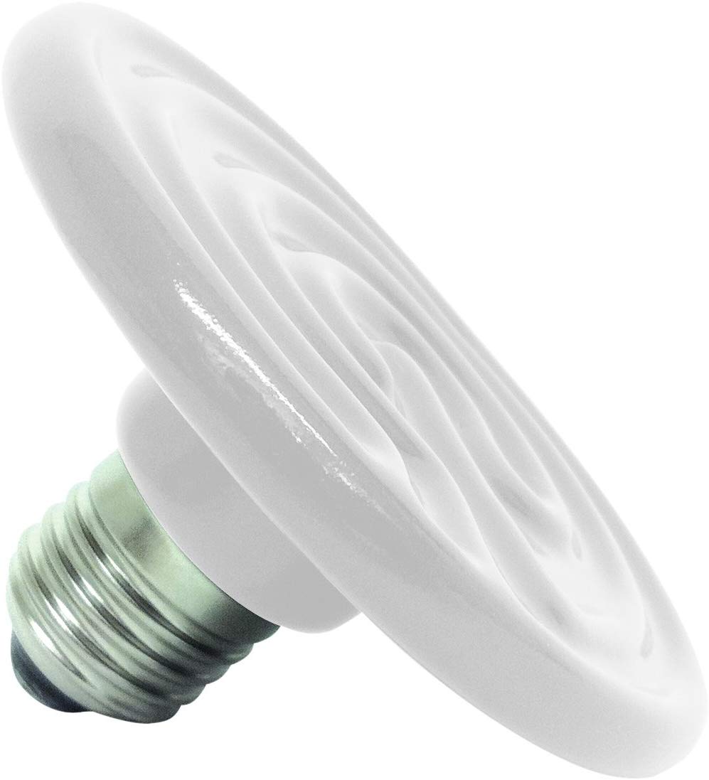 White Python Ceramic Heat Lamp Slimline Low Profile Reptile Vivarium Heater eBay