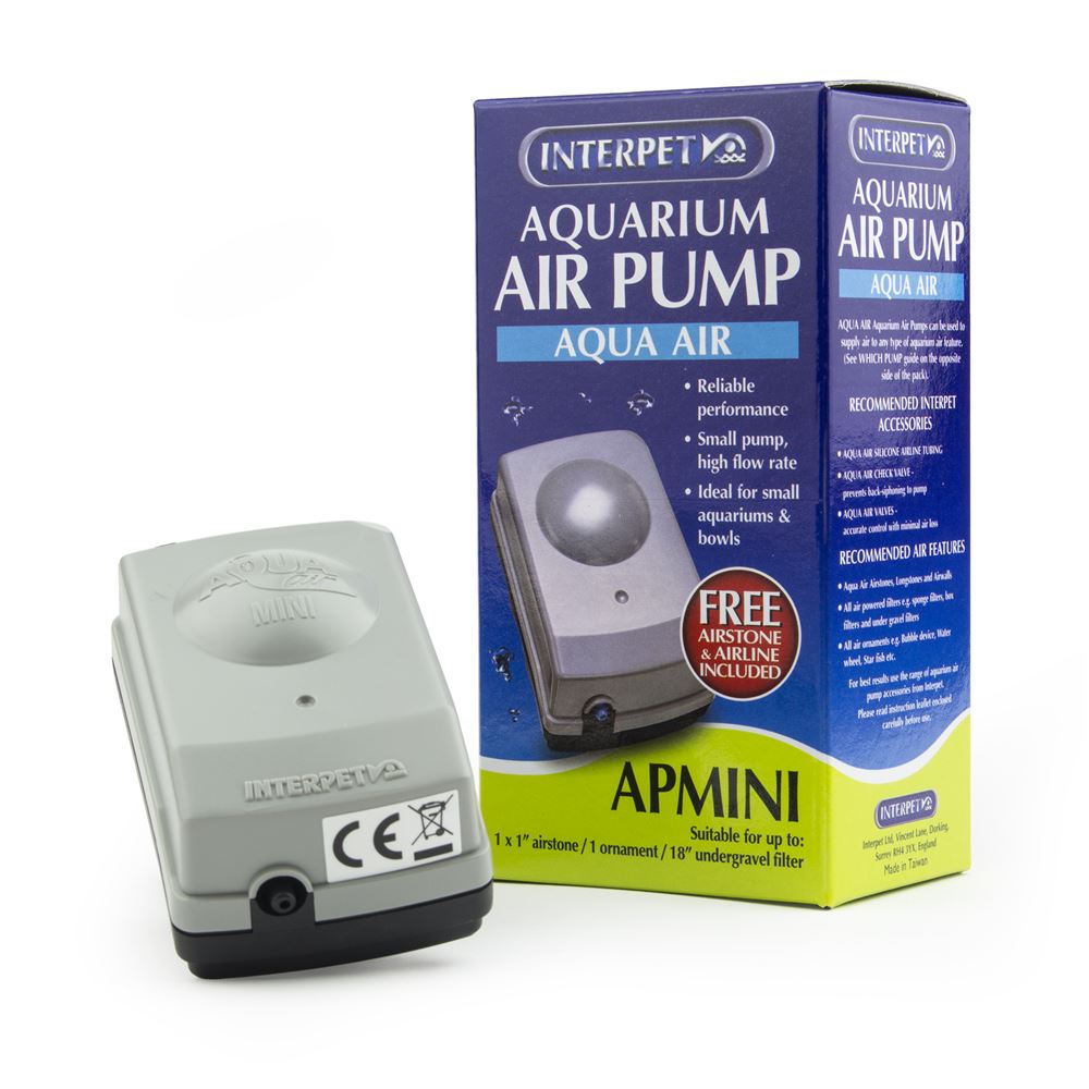 Interpet Aquarium Air Pump APMini AP1 AP2 AP3 AP4 Fish Tank Aeration