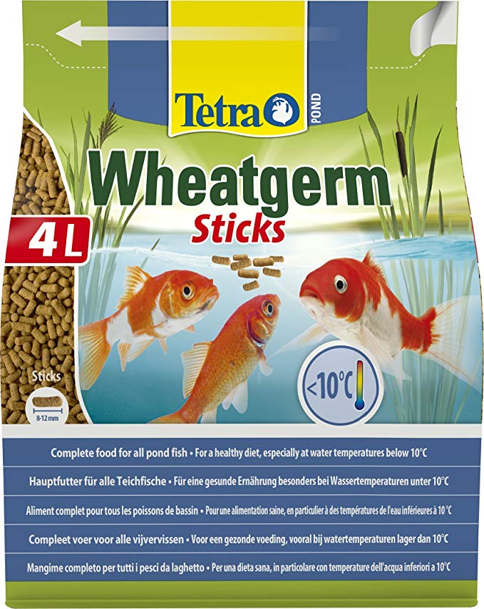 Pond Wheatgerm Fish Sticks Koi Carp Food Feed Winter Autumn Floating Pellets