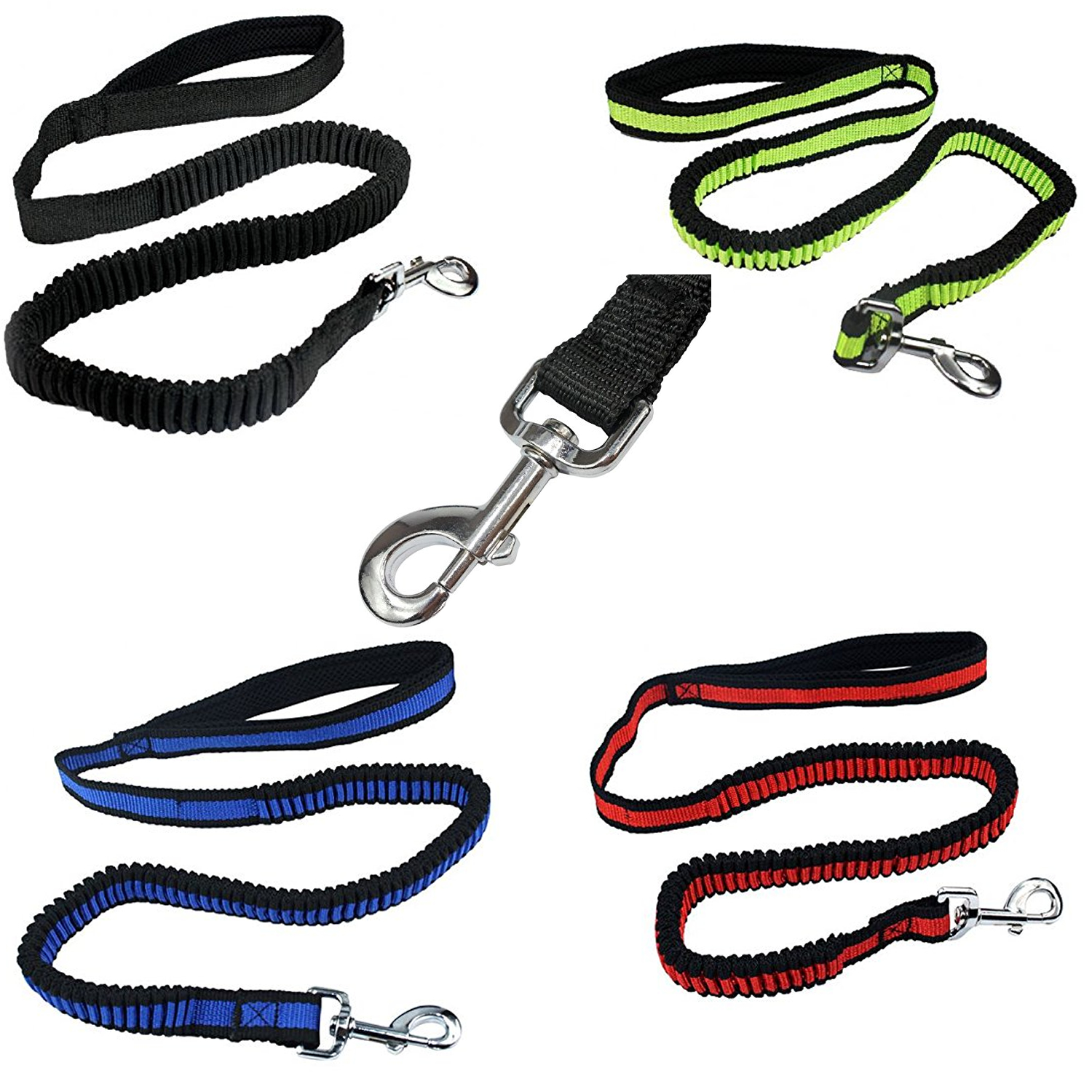 Bungee Dog Lead Anti Shock Walking Training Pull Absorbing Leash eBay