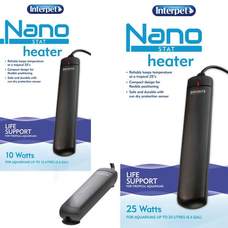 Interpet Nano Stat Aquarium Fish Tank Heater Thermostat Tropical Marine Heating eBay
