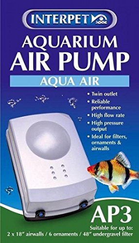 Interpet Aquarium Air Pump - APMini AP1 AP2 AP3 AP4 Fish Tank Aeration ...