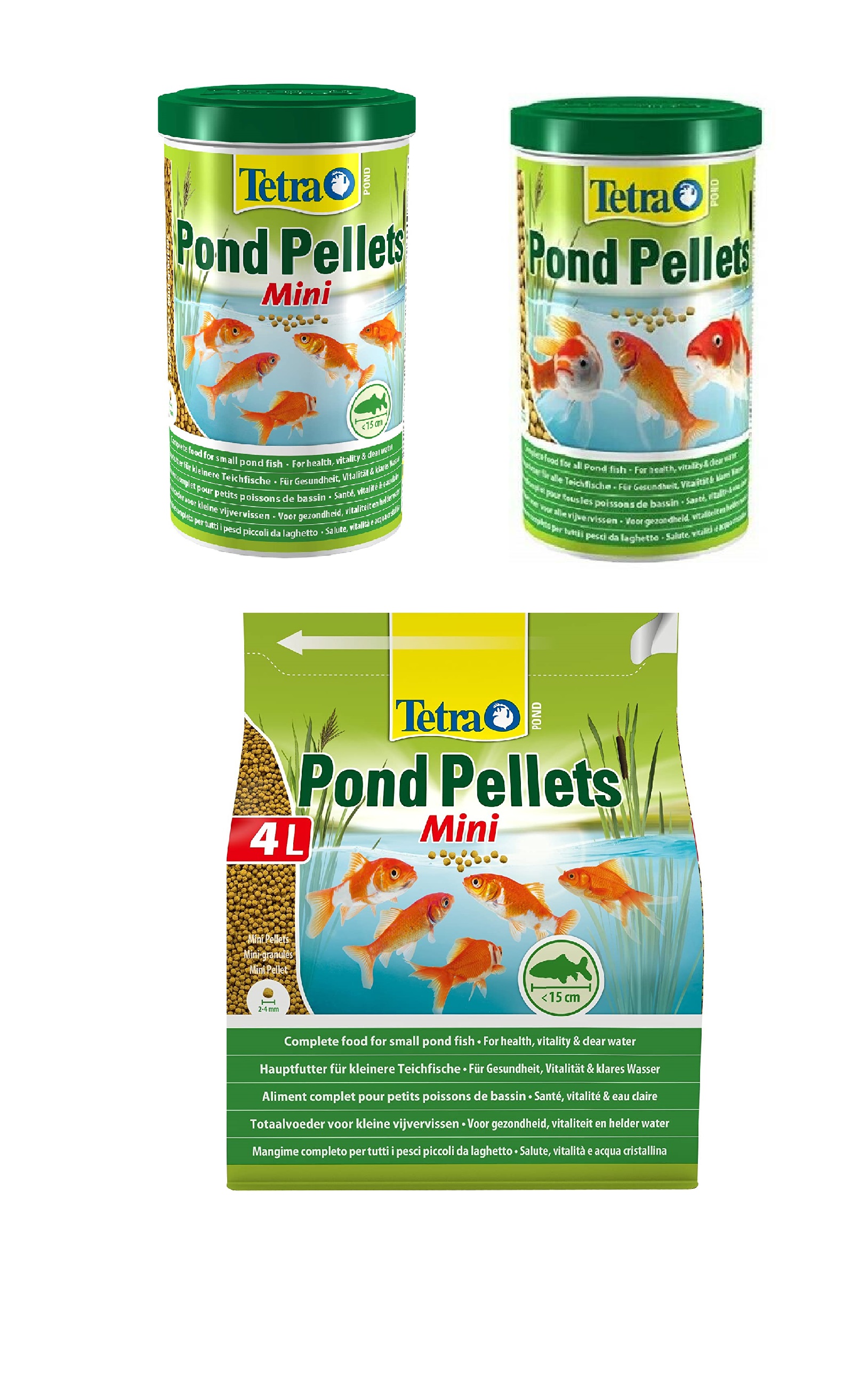 Tetra Pond Fish Food Pellets Floating Complete Diet for Koi Goldfish