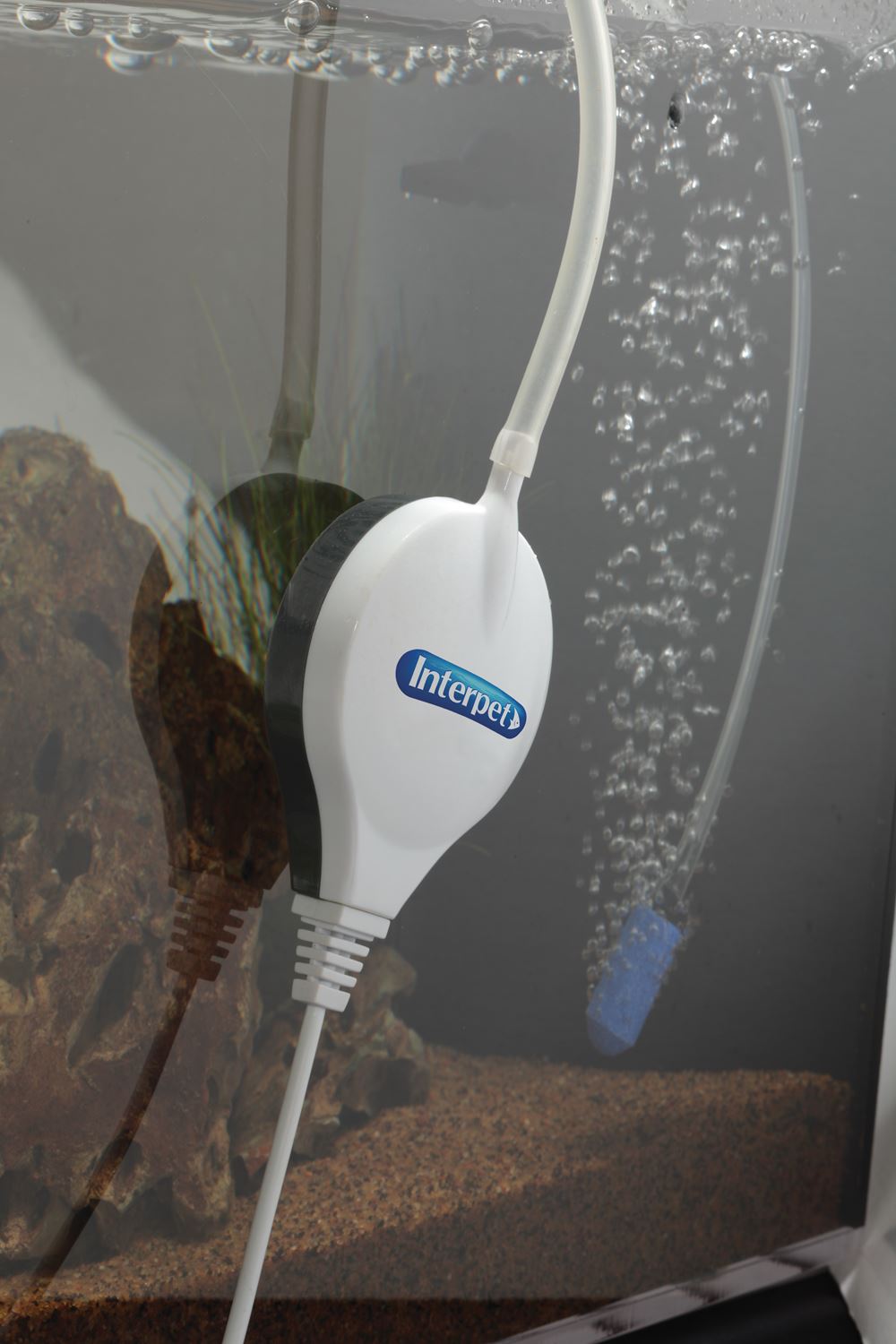 Interpet Nano Air Pump Mini Aquarium Goldfish Bowl Oxygen Bubble