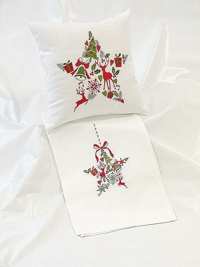 Embellished Christmas Cushion Covers Reindeer, Hearts, Merry Christmas, Tree 