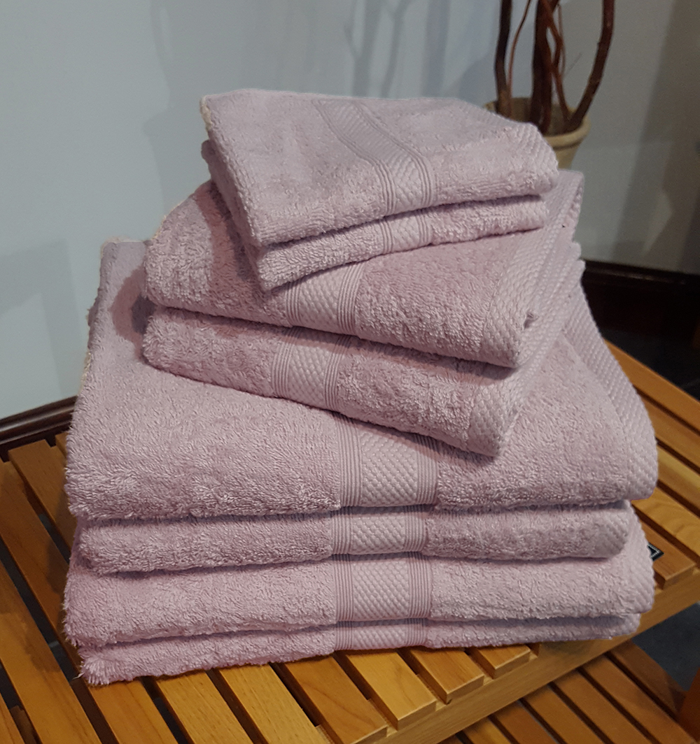 Dusky Pink Bobble Cotton Towels Face, Hand, Bath Towel & Bath Sheet