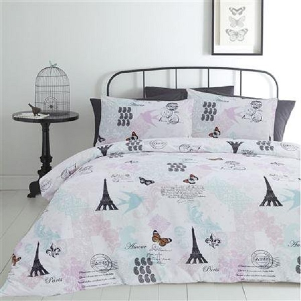 Merci Parisian Duvet And Pillowcase Set Available In Single