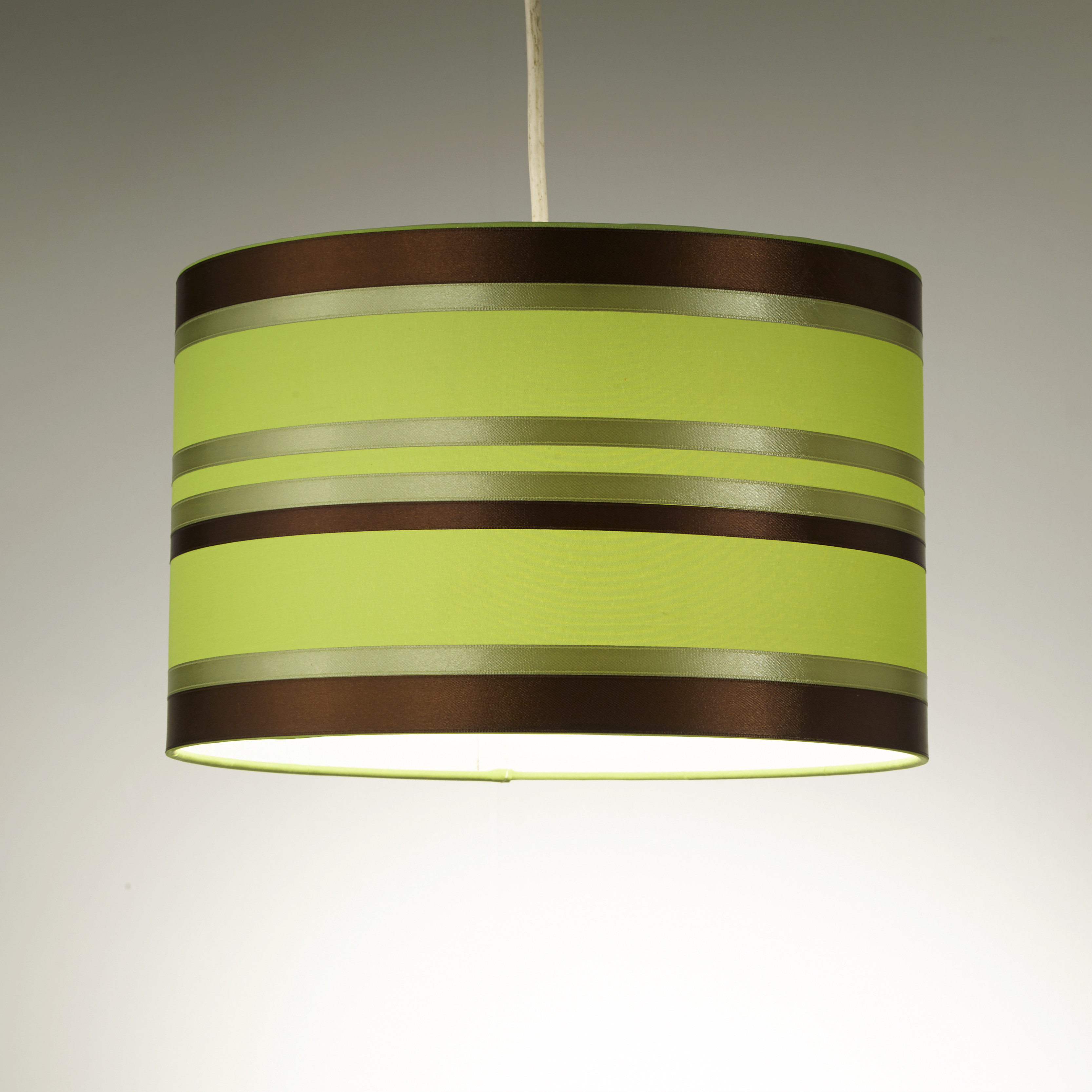 11" Ribbon Drum Shade Lampshade Ceiling Light Pendant 