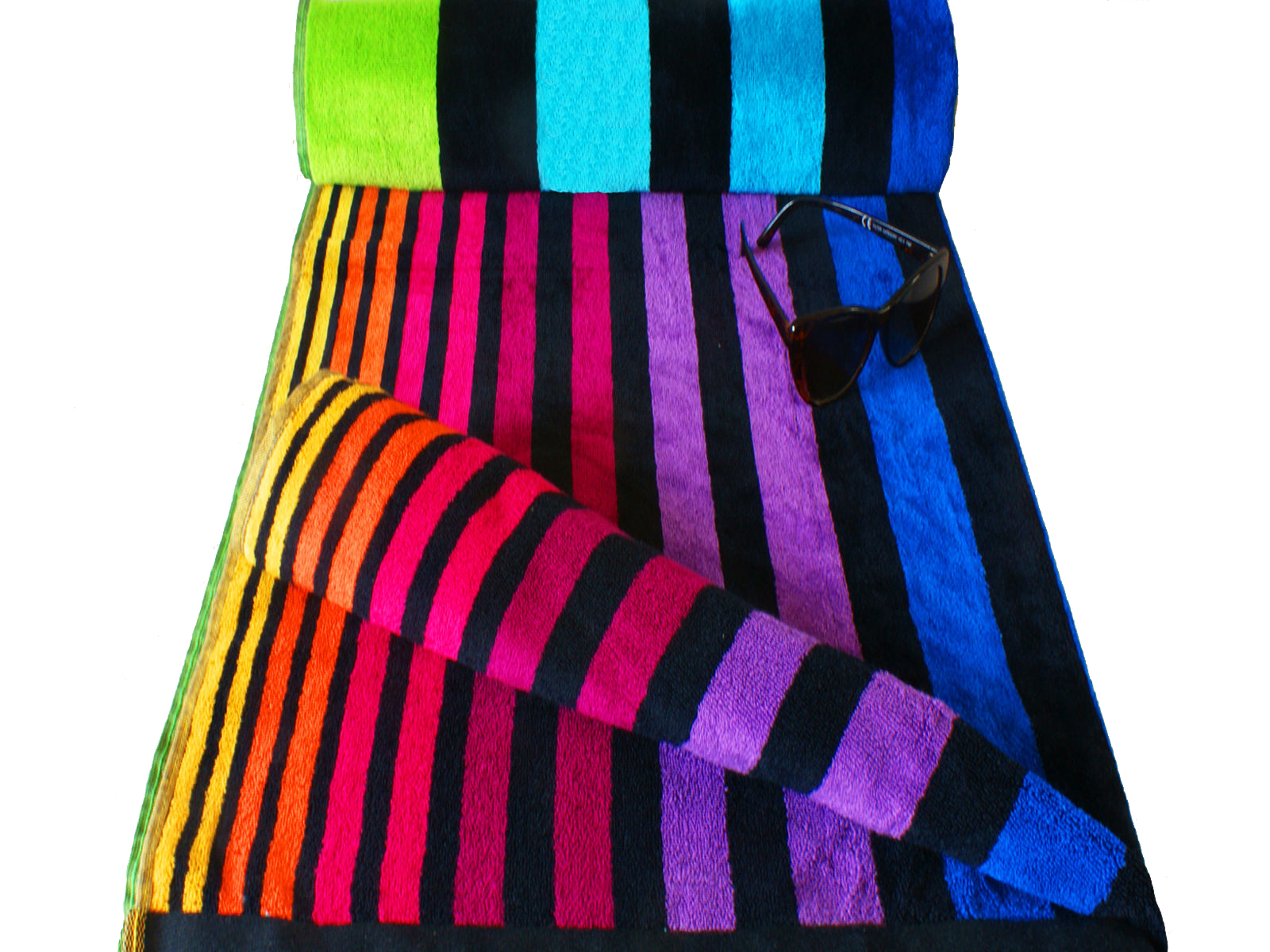 Printed Jumbo Velour Beach Towel 104cm 180cm 100 Egyptian Cotton Kamal