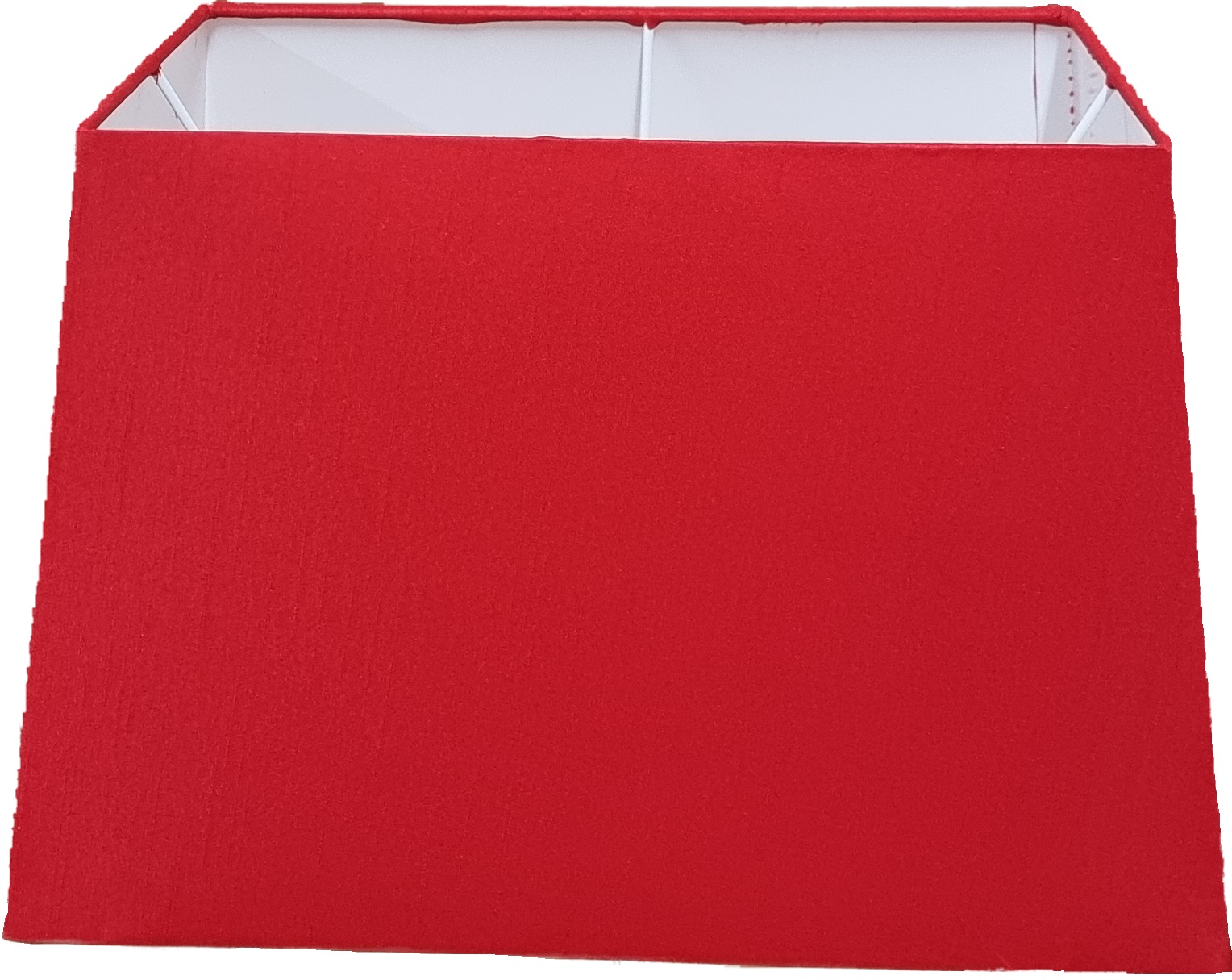 red rectangle lamp shade