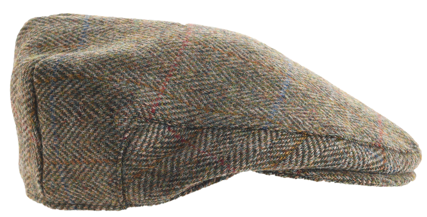 Mens Harris Tweed Cap Peaked Hat Made in the UK Warm Newsboy Style eBay