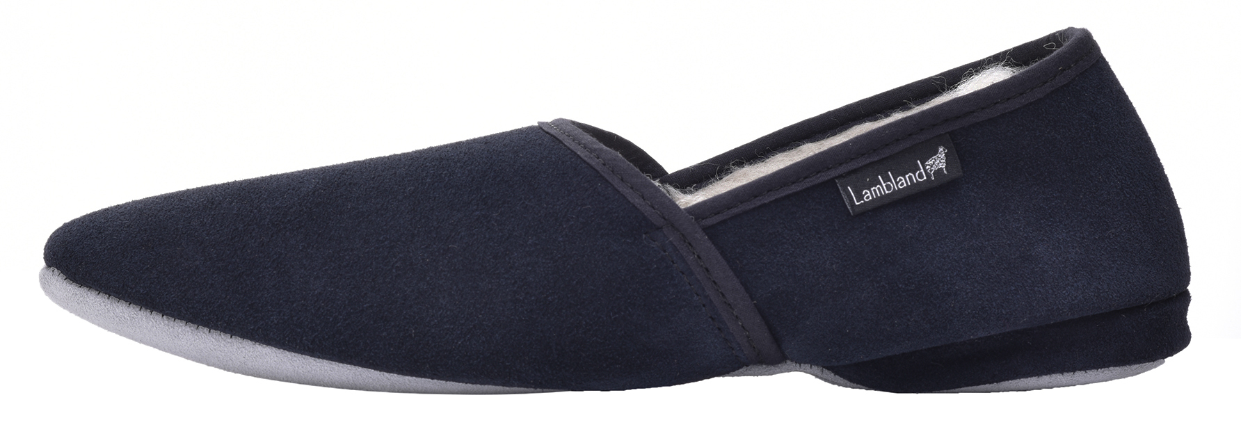Men's UK Made Slip On Turn Slippers Hard Suede Sole Sheepskin Wool Lined Suede - Picture 13 of 21