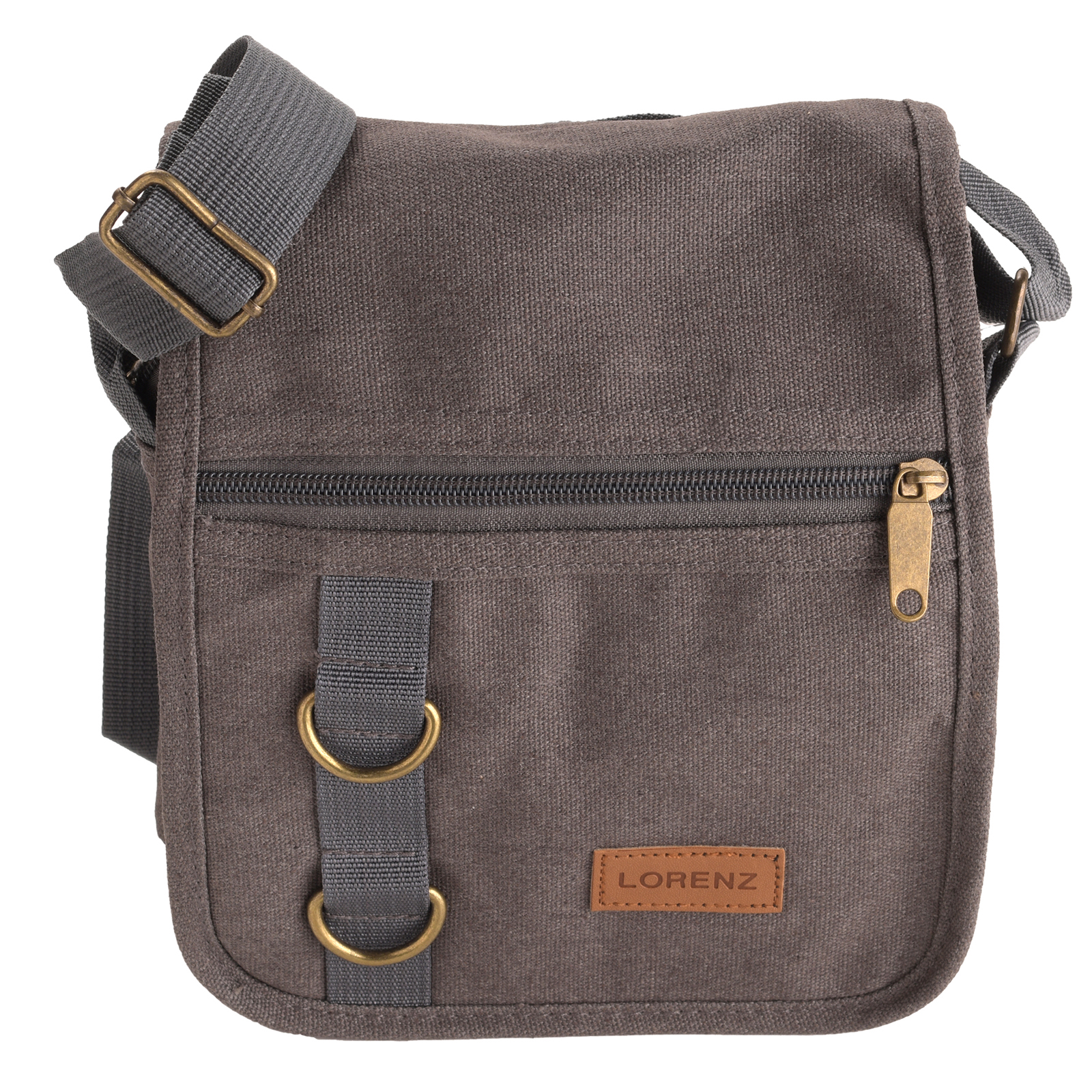 lorenz canvas messenger bag