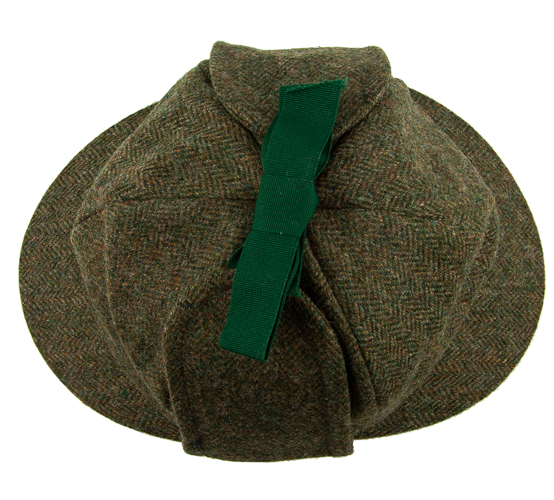 Wool Tweed Deerstalker Hat UK Made Men 
