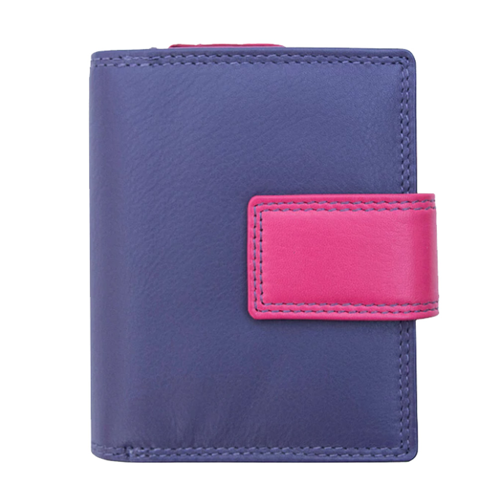 Women's Small Premium Leather Multi Tone Wallet RFID Blocking Gifts for Ladies - Picture 6 of 11