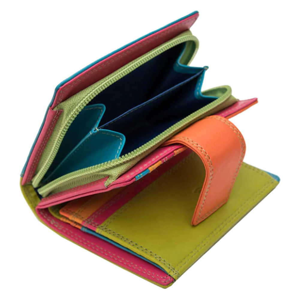 Women's Small Premium Leather Multi Tone Wallet RFID Blocking Gifts for Ladies - Picture 11 of 11