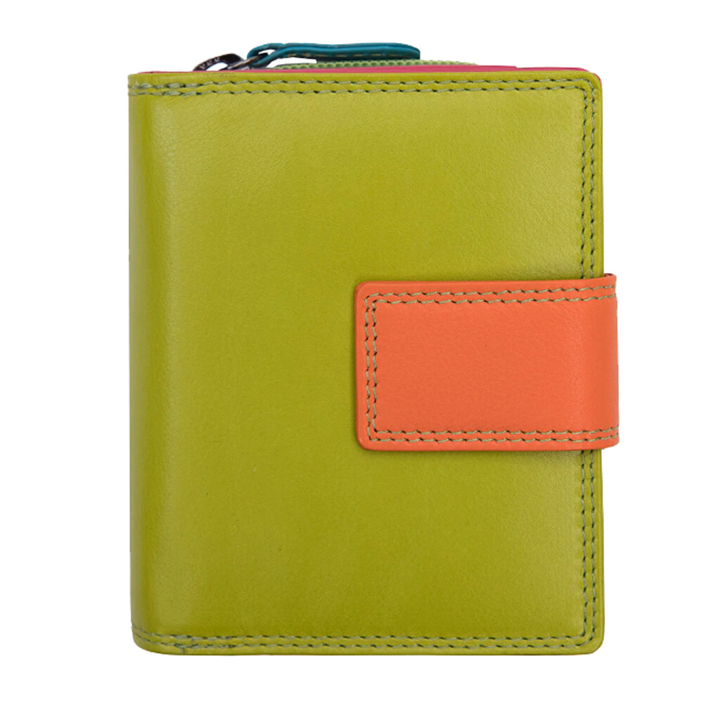 Women's Small Premium Leather Multi Tone Wallet RFID Blocking Gifts for Ladies - Picture 9 of 11