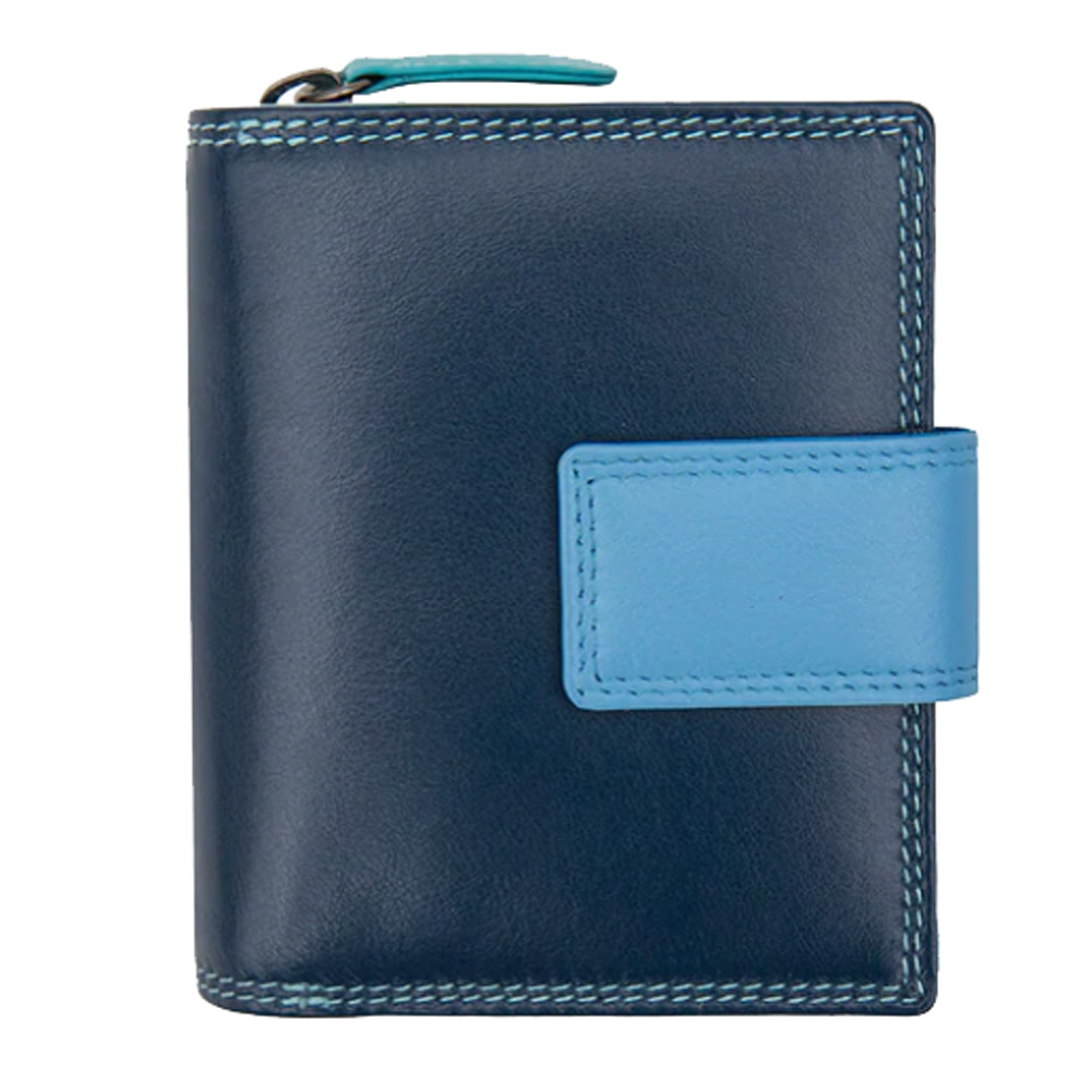 Women's Small Premium Leather Multi Tone Wallet RFID Blocking Gifts for Ladies - Picture 3 of 11