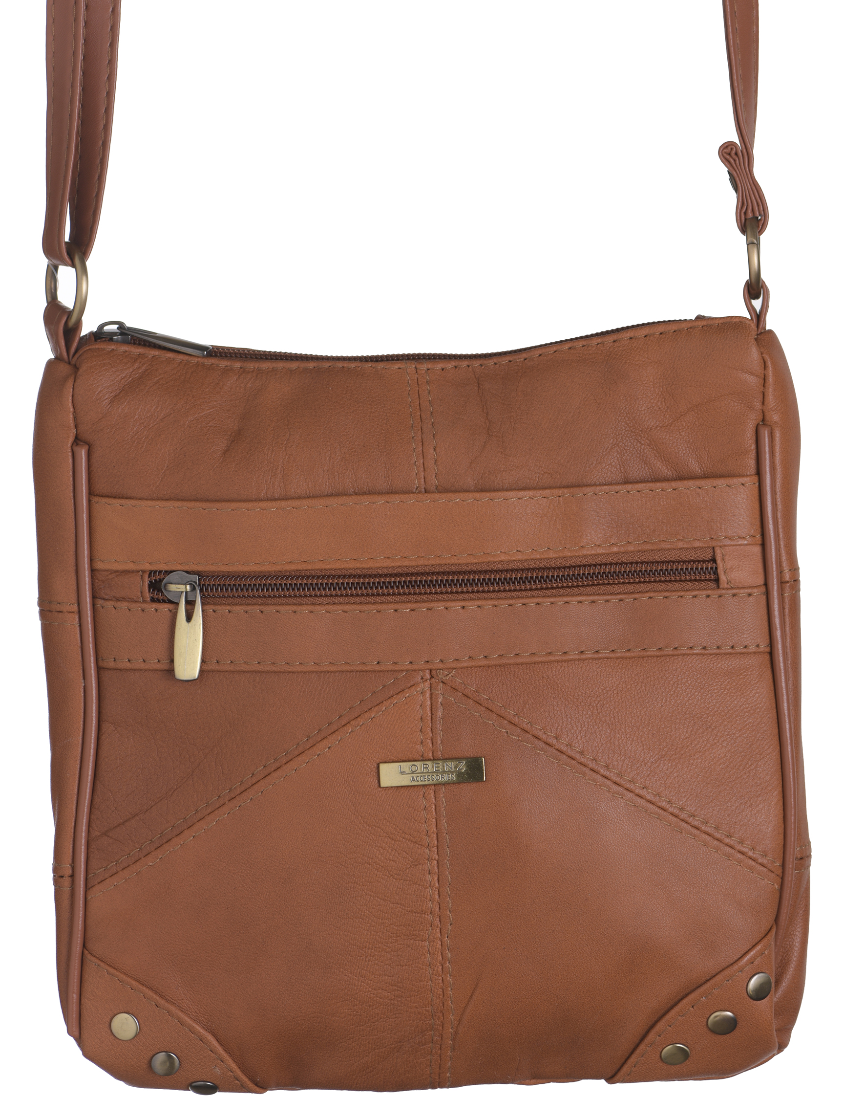 brown over the shoulder purse