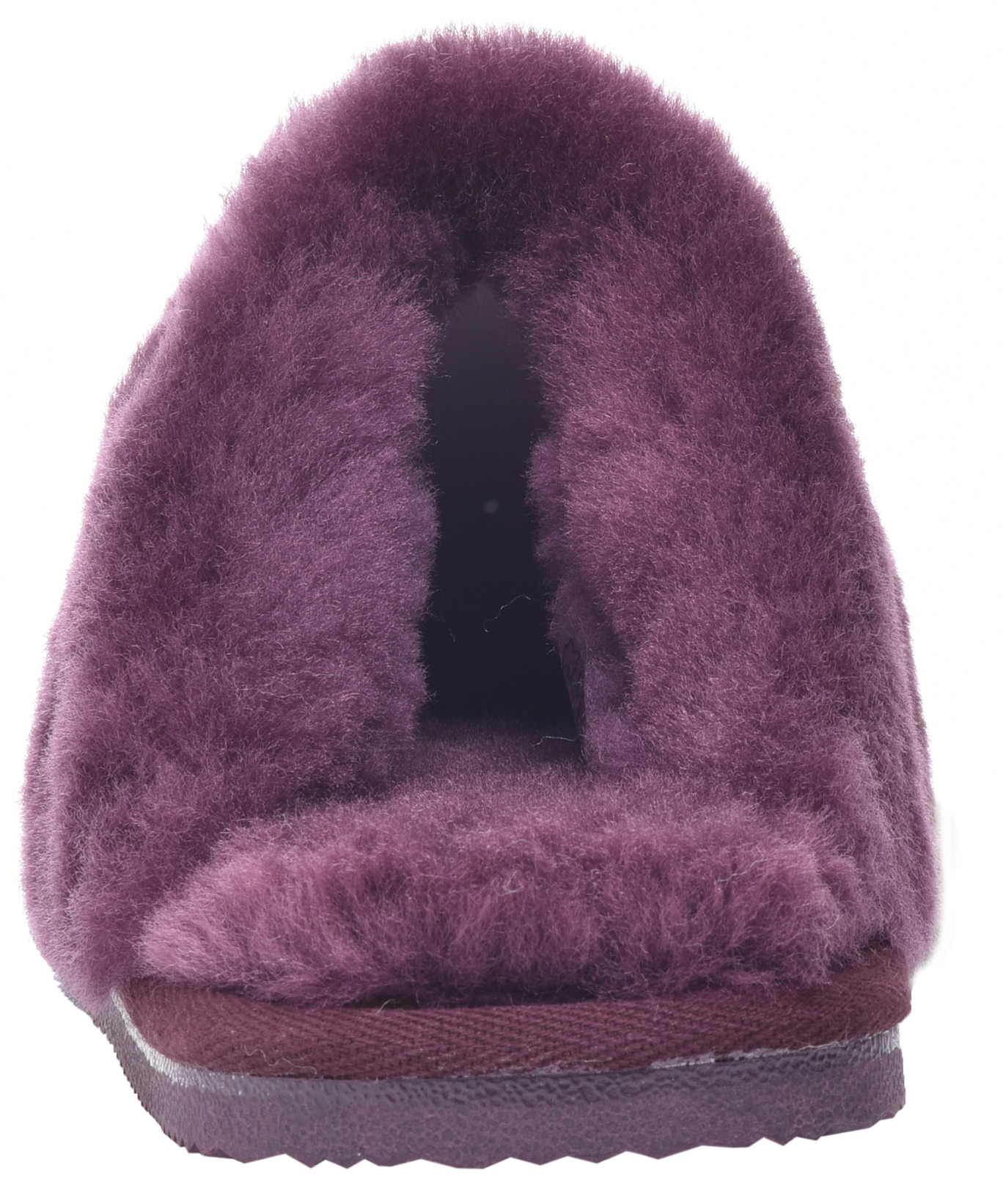 Ladies Luxury Sheepskin Slippers Fluffy Shearling And Rubber Sole Slip On Scuffs Ebay 8646