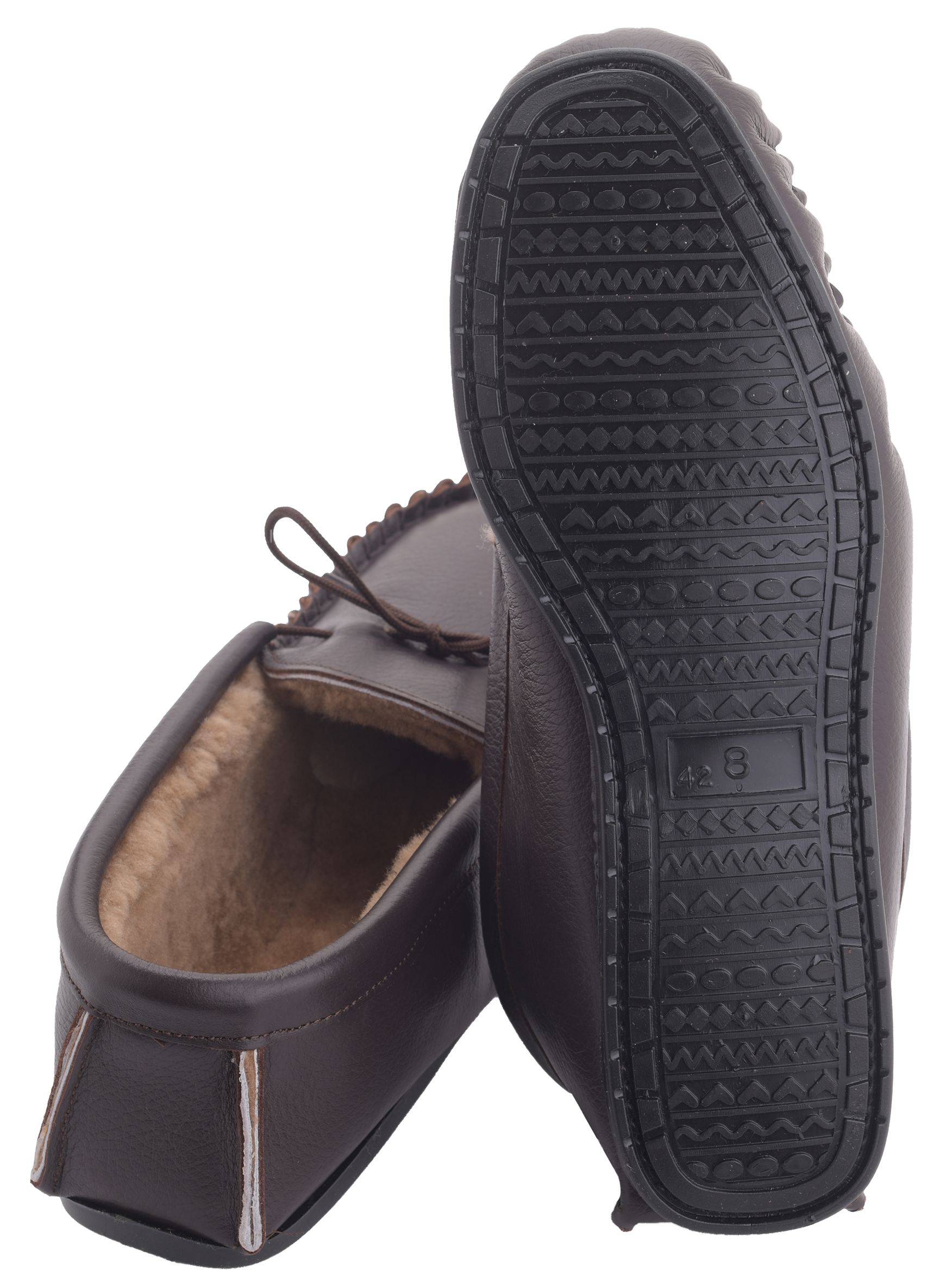 mens leather slippers with hard soles