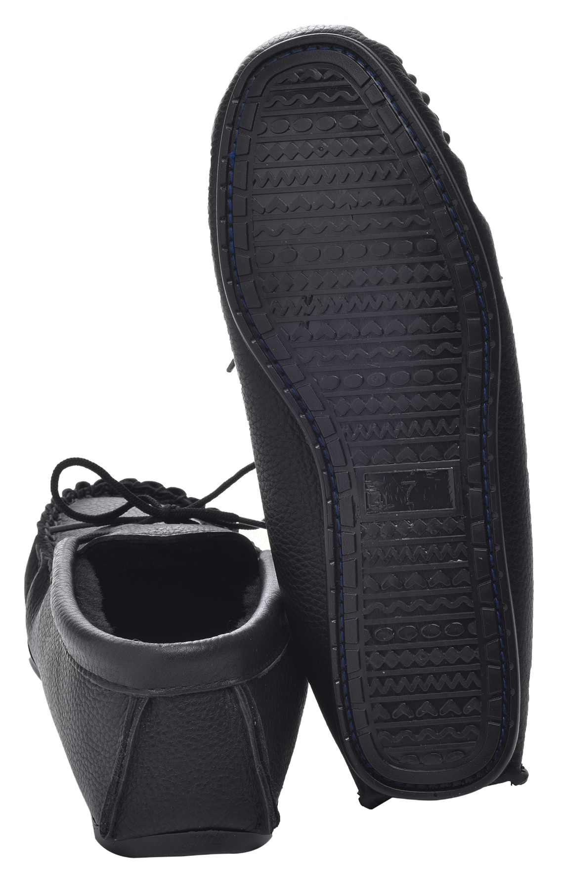 mens leather moccasin slippers