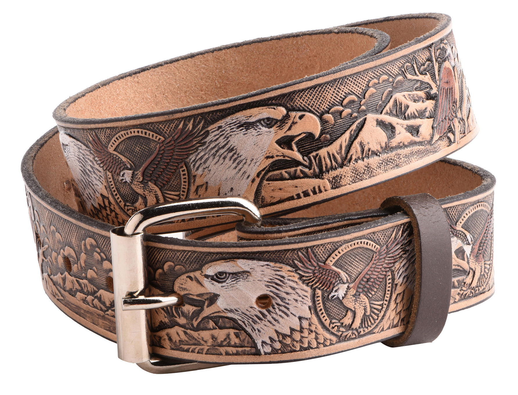 mens tan belt designer