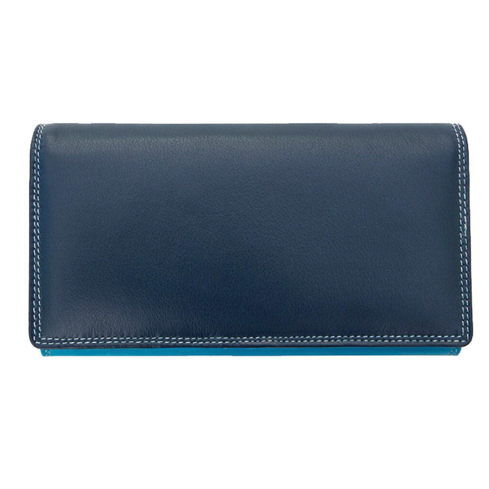 Women's Large Premium Leather Multi Tone Wallet RFID Blocking Gifts for Ladies - Picture 5 of 6