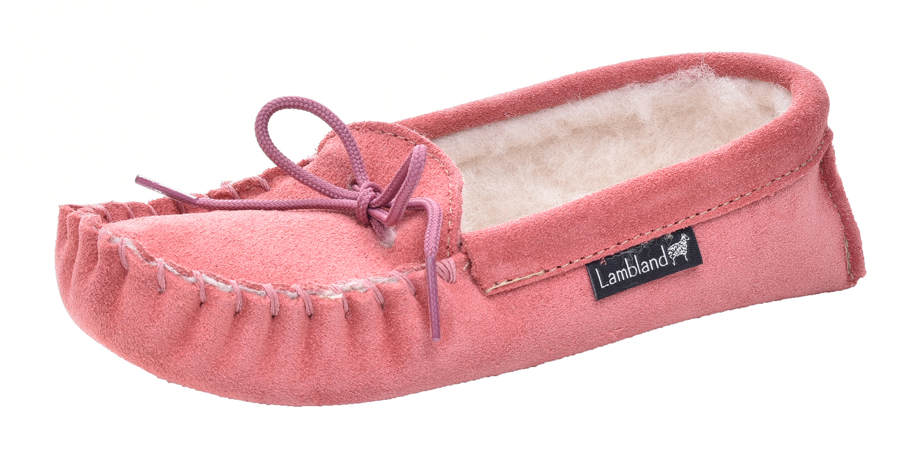 Childrens British Sheepskin Moccasin Slippers Soft Sole Sheepskin Kid 