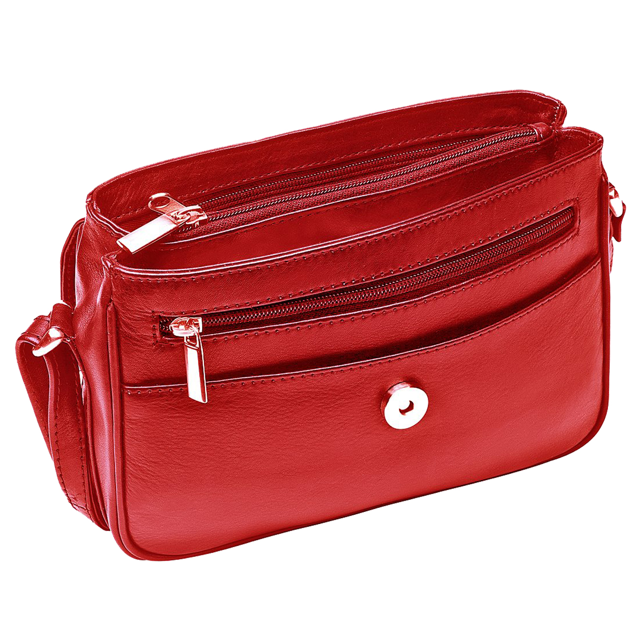 leather crossbody bag with flap