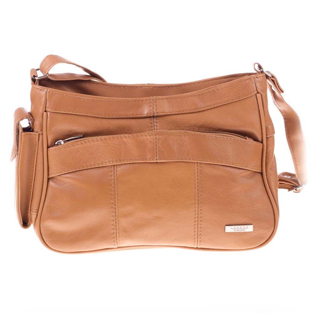 Ladies Genuine Leather Small Cross Body Shoulder Bag with Side Pocket. Zipped | eBay