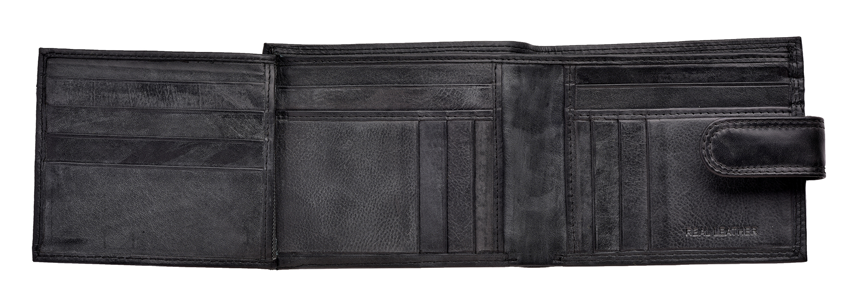 Men's Smooth Leather Wallet with Multiple Card Storage & Luxury Finish - Picture 5 of 11