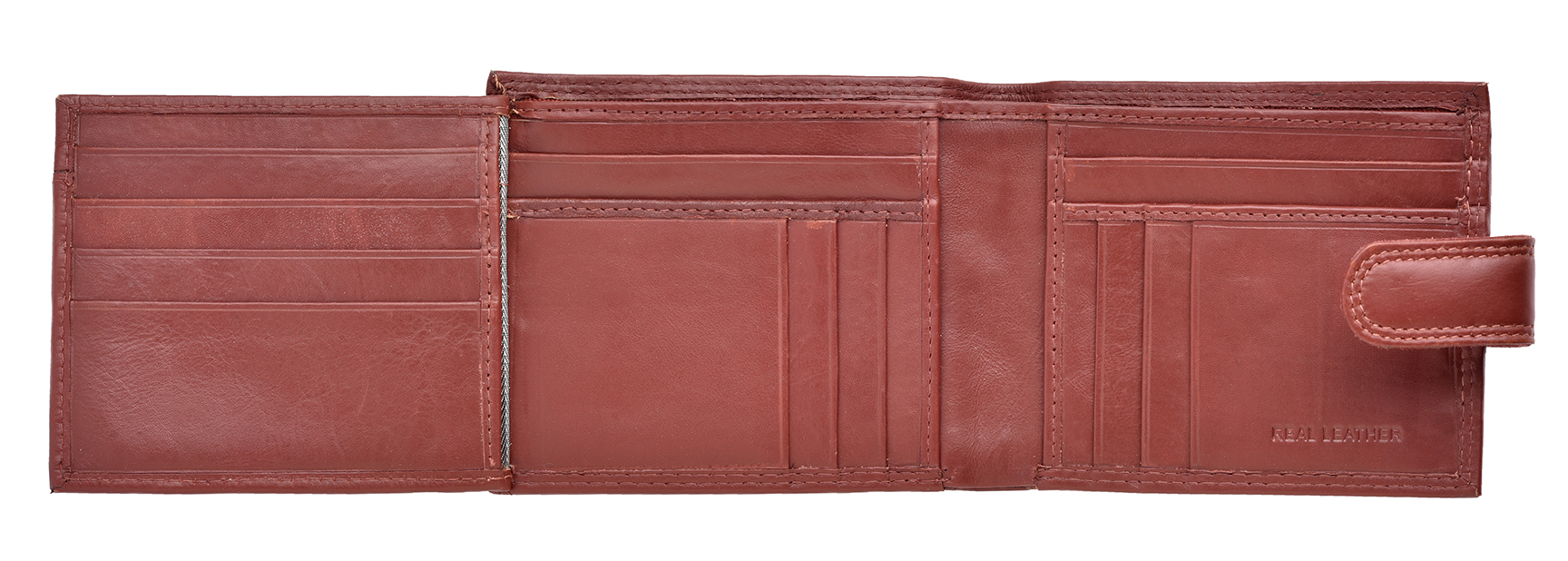 Men's Smooth Leather Wallet with Multiple Card Storage & Luxury Finish - Picture 11 of 11