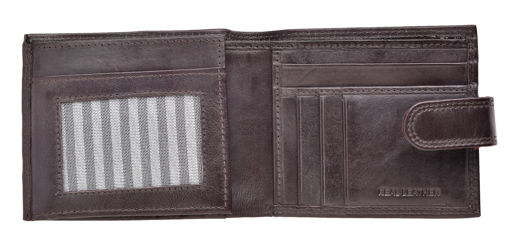 Men's Smooth Leather Wallet with Multiple Card Storage & Luxury Finish - Picture 7 of 11