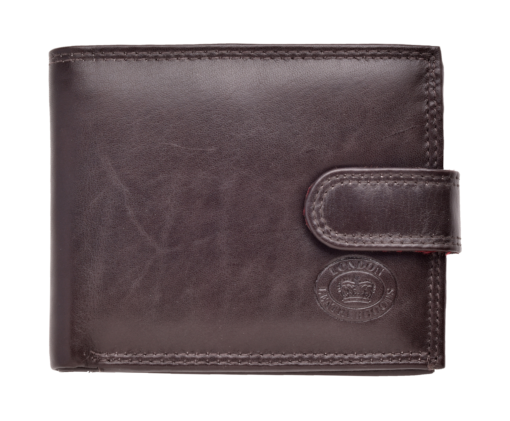 Men's Smooth Leather Wallet with Multiple Card Storage & Luxury Finish - Picture 6 of 11
