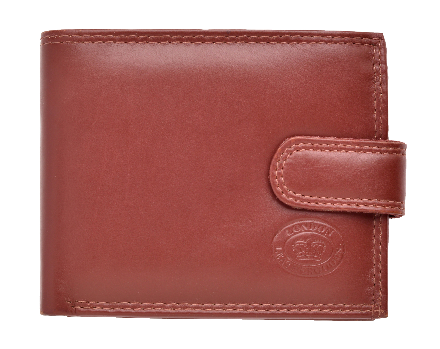 Men's Smooth Leather Wallet with Multiple Card Storage & Luxury Finish - Picture 9 of 11