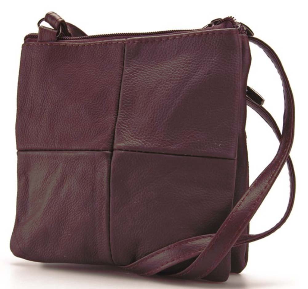 Ladies Small Genuine Leather Cross Body Secure- Shoulder Bag by Lorenz | eBay