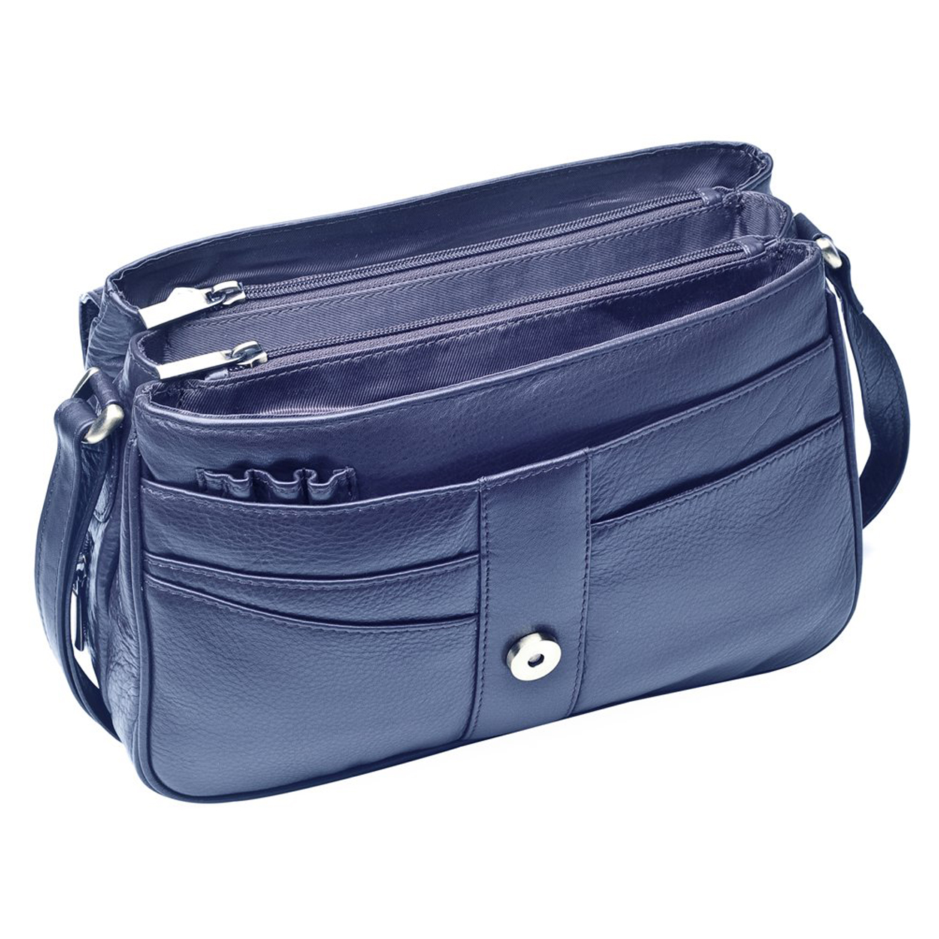 large flap shoulder bag