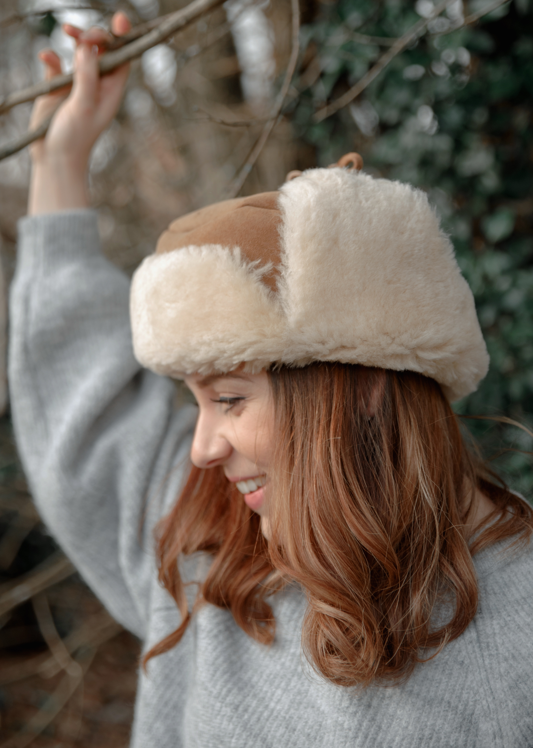 hat with tassel on top