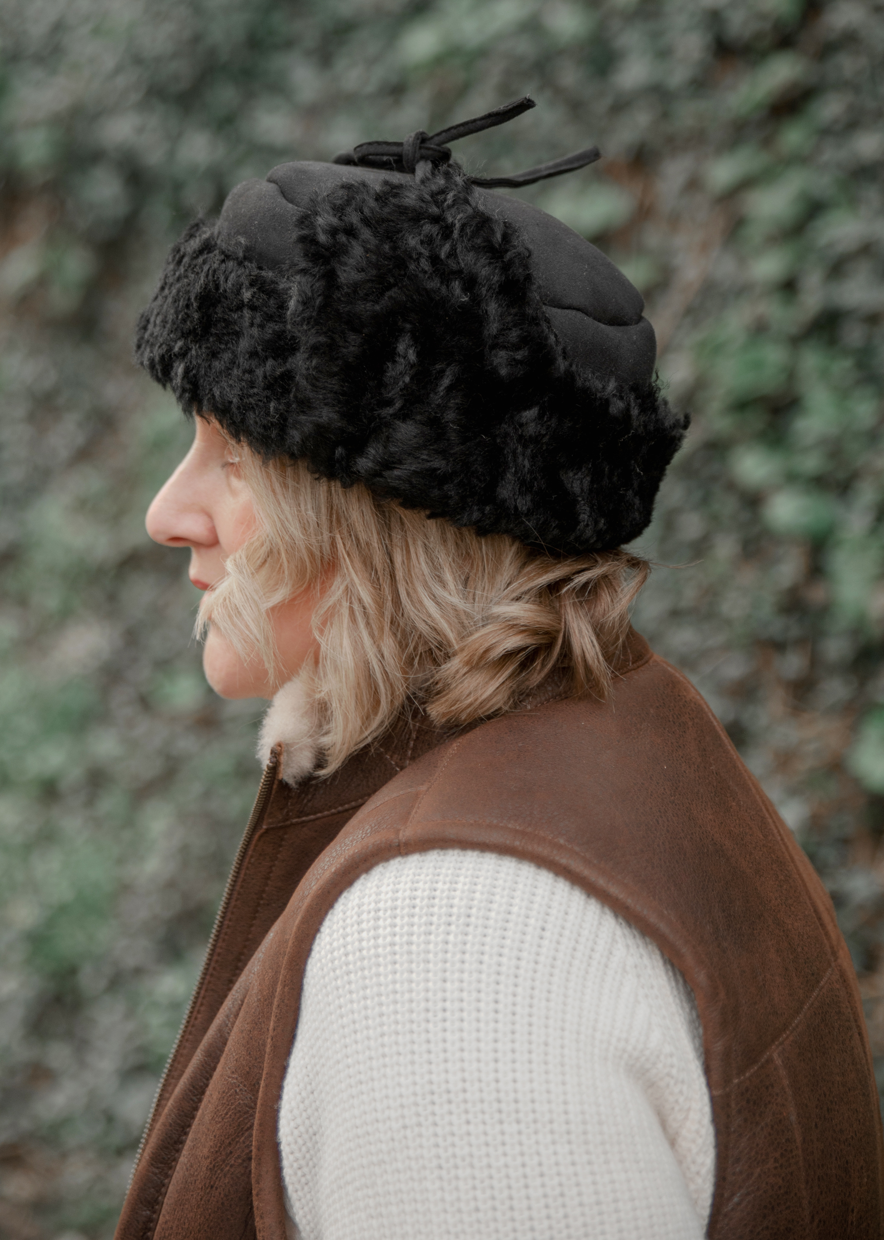Men's Ladies Genuine Sheepskin Trapper 