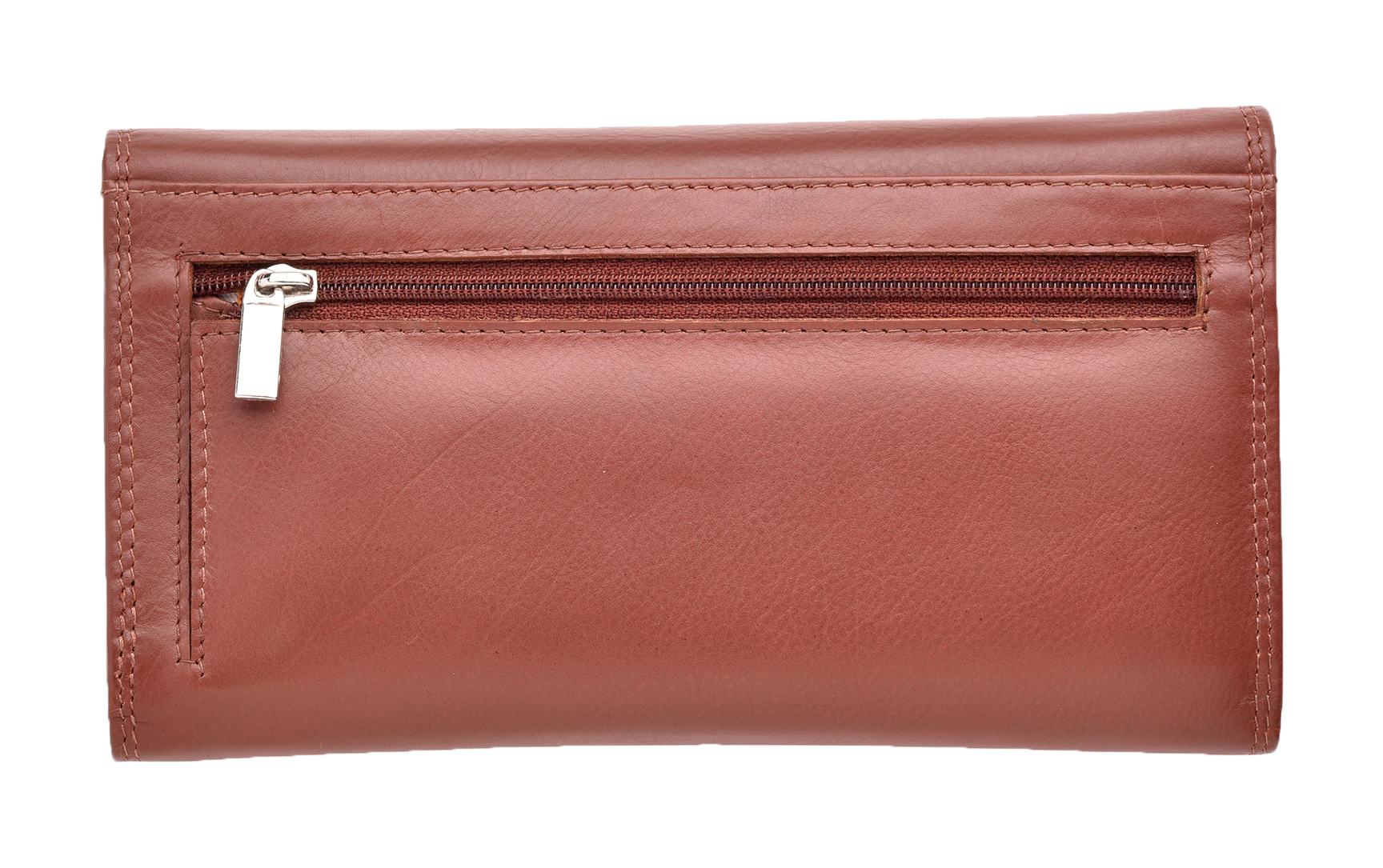 Ladies Large Leather Purse Wallet with Zipped Coin Section Soft Fabric