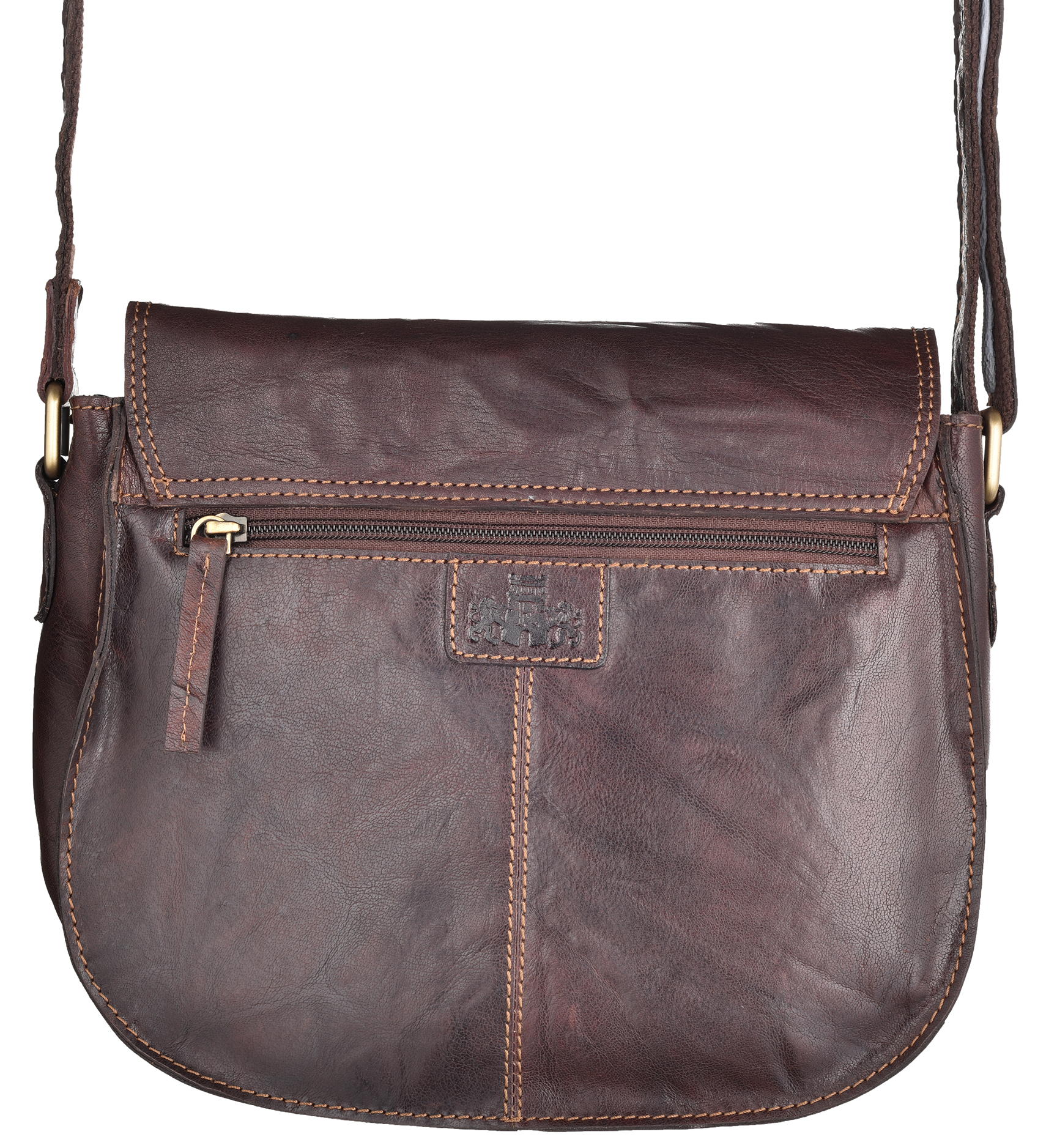 cross body brown leather purse