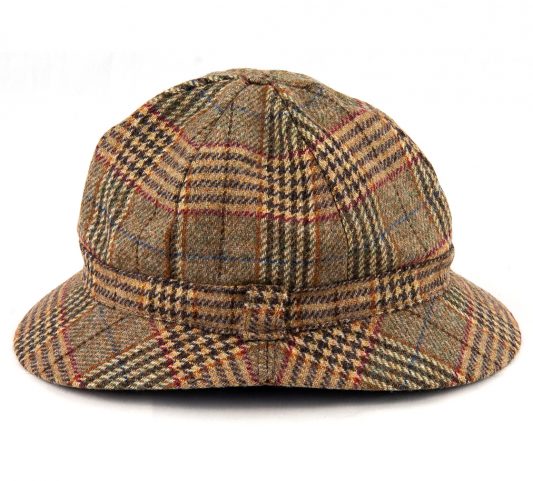 GHILLIE HAT OLIVE CHECK  WOOL TWEED  FOR HUNTING SHOOTING FISHING NEW ALL SIZES 