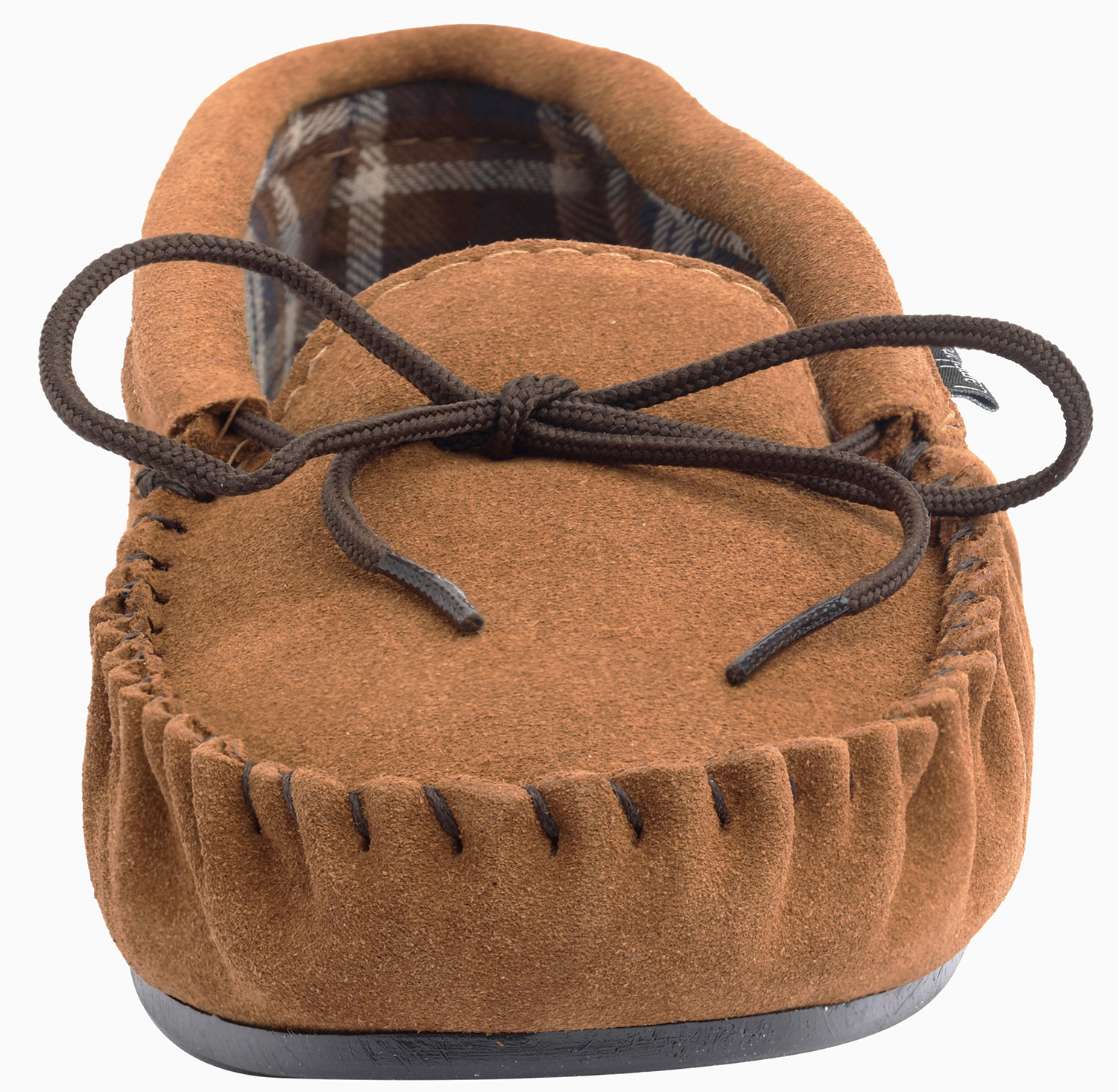 Mens Ladies Moccasin Slippers Cotton Lining & Rubber Sole UK Made by