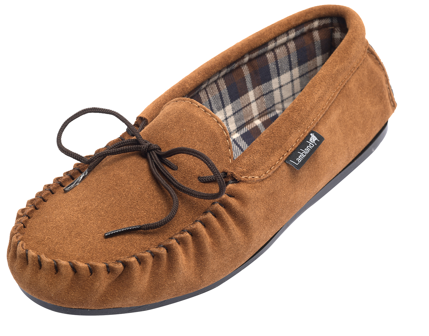 brown moccasin slippers