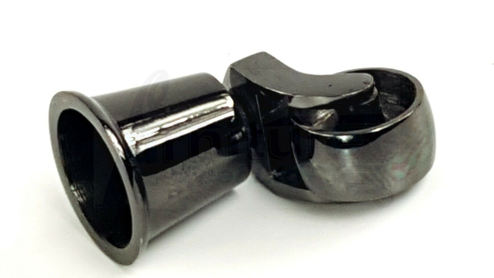 Castor Wheel & Cup Brass, Chrome, Silver, Black Antique Fit with Screw or Bolt - Picture 11 of 19