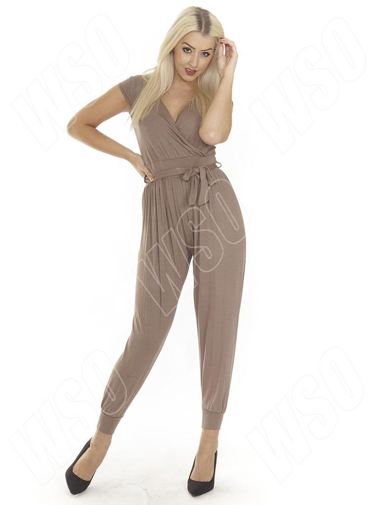 Womens Aztec Jumpsuit Overall All in One Ladies Print Playsuit Size S M L