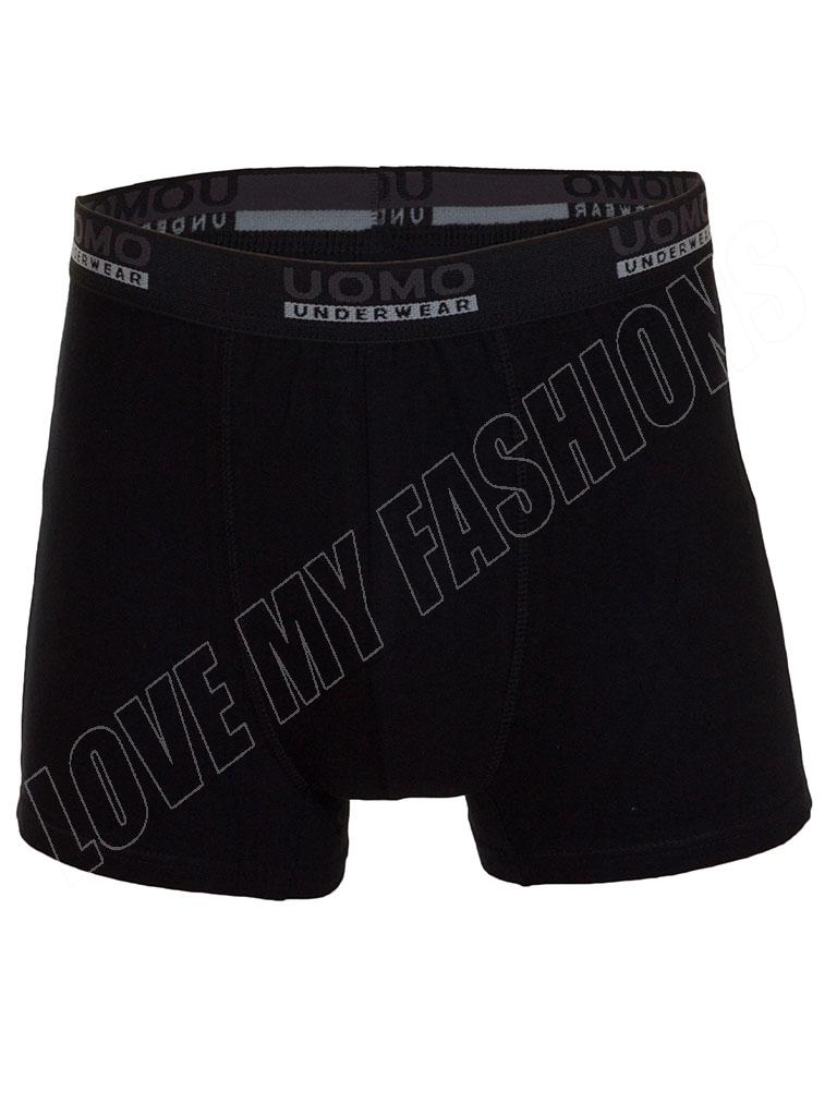 Mens Boxer Shorts Teens Plain UOMO Underwear Cotton Pants Boxers Size M ...